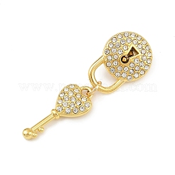 Подвески со стразами из нержавеющей стали 304 STAS-P419-03A-G