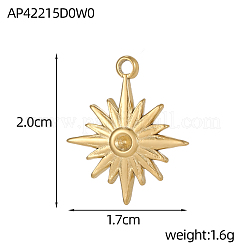 Подвески-подвески из нержавеющей стали 304 STAS-OY004-30G