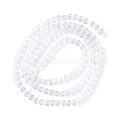 Прозрачные стеклянные бусины GLAA-C019-01B-06