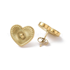 Серьги-гвоздики из нержавеющей стали 304 с ионным покрытием (IP) для женщин&nbsp;EJEW-I285-19G