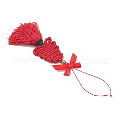 Полиэфирные украшения кисточкой подвесные&nbsp;HJEW-JM04479-01