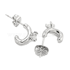 Серьги-гвоздики из циркония&nbsp;LS-EJEW-U009-02P