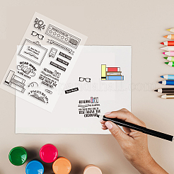 ПВХ пластиковые прозрачные штампы DIY-WH0448-0099