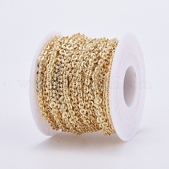 Плоские латунные текстурированные кабельные цепи CHC-I030-01G