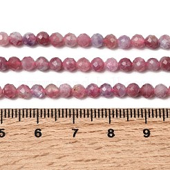 Натуральный розовый турмалин бисер нитей&nbsp;G-N342-33C