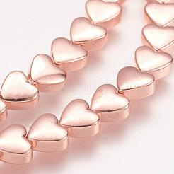 Гальванизировать немагнитных синтетический гематит бисер пряди G-K210-05