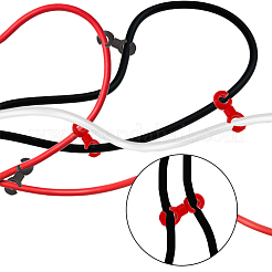 40 шт. 2-х цветные пряжки для велосипедного троса из смолы FIND-HY0002-91