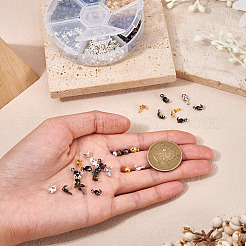 600 шт. 6 цвета наконечники из железных бусин&nbsp;IFIN-PJ0001-03