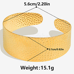 Стильные браслеты-манжеты из нержавеющей стали 304 для женщин&nbsp;RA8208-2