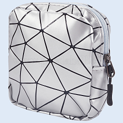 Квадратные сумки из искусственной кожи для хранения гигиенических салфеток на молнии&nbsp;ABAG-WH20009-10A