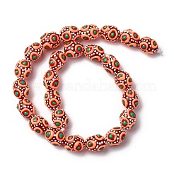 Стеклянные эмалевые бусины GLAA-C038-01A