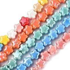 1 нить фарфоровых бусин ручной работы&nbsp;PORC-YW0001-36