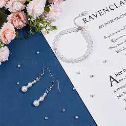 925 бусина из стерлингового серебра с родиевым покрытием STER-BC0002-19A