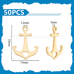 50 шт. подвески из нержавеющей стали 304&nbsp;STAS-UN0063-86