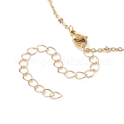 Ожерелья из бисера из натуральной смешанной каменной крошки NJEW-JN03969