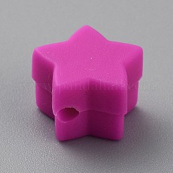Звездные силиконовые фокусные бусины SIL-TAC0008-08C