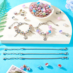 Наборы для изготовления европейских браслетов своими руками DIY-TA0012-17P