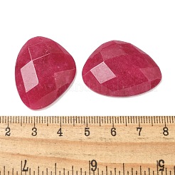 Кабошоны из натурального окрашенного белого нефрита G-K385-02