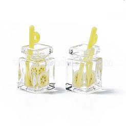 Подвески из смолы с имитацией напитка&nbsp;LS-CRES-S359-32P