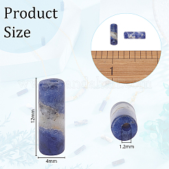 2 нити натуральных содалитовых бусин нити G-OC0004-74