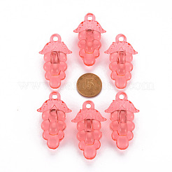 Осенняя тема прозрачные акриловые бусины&nbsp;TACR-S154-60B-910