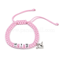 2шт. 2-цветный плетеный корейский вощеный полиэстеровый шнур BJEW-JB11627