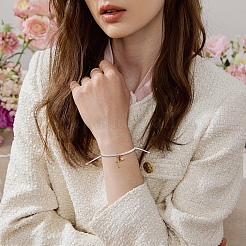 60 шт. браслеты с подвесками из сплава и эмали&nbsp;BJEW-UN00033