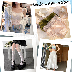 6.25 м нейлоновой эластичной кружевной отделки OCOR-GF0003-77A