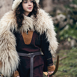 Средневековые ремни-цепочки из искусственной кожи викингов для мужчин AJEW-WH20020-261B