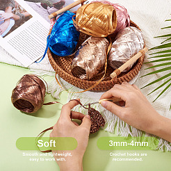 Наполнитель из рафии с гофрированными ломтями DIY-MB0003-04A