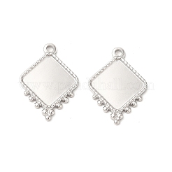 Подвеска-кабошон из не тускнеющей нержавеющей стали 304 STAS-L268-042P