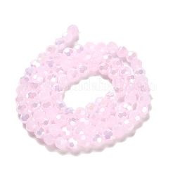 Подставки для стеклянных бусин с имитацией нефрита&nbsp;EGLA-A035-J4mm-B02