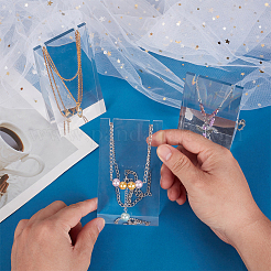 3шт 3 размера прозрачные акриловые подставки для ожерелья NDIS-WH0009-18