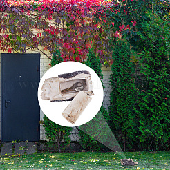 Имитация смолы пень скрытый ключ DIY-WH0430-161