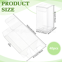 Прямоугольные упаковочные коробки из ПВХ&nbsp;CON-WH0099-30A