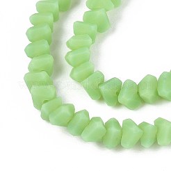 Нити из матовых непрозрачных стеклянных бусин&nbsp;LS-GLAA-N017-4mm-16