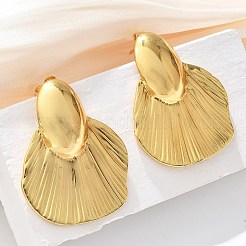 Серьги-гвоздики из нержавеющей стали 304&nbsp;EJEW-U047-14G