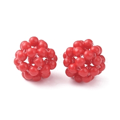 Нормальные стеклянные бусины GLAA-K059-01