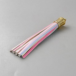 Подвески с кисточками из искусственной кожи FIND-TAC0002-109B