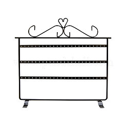 Трехуровневая прямоугольная подставка для железных сережек&nbsp;LS-CON-PW0001-153B