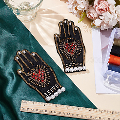 2 шт. пришивных аппликаций из фетра PATC-MA0001-21