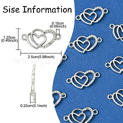 10 шт. сплав кристаллов стразов звенья/соединители&nbsp;ALRI-FS0001-02P