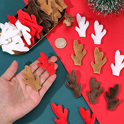 40 шт. 4-цветная плюшевая ветка снеговика в форме рога&nbsp;DOLL-GF0001-09