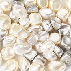 60 шт. двухцветные гальванизированные бусины из ракушек-жемчужин&nbsp;BSHE-TA0001-13