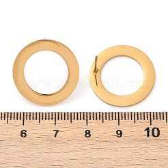 Серьги-гвоздики из нержавеющей стали 304&nbsp;EJEW-B139-01G