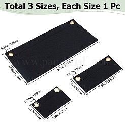 3 шт. 3 вставки для органайзера для сумок из шерстяного фетра FIND-CN0001-56