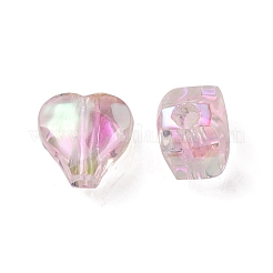 УФ-покрытие радужными переливающимися акриловыми бусинами&nbsp;OACR-F004-05E