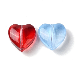 Прозрачные гладкие и матовые стеклянные бусины GLAA-O023-14