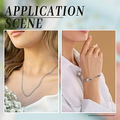 925 стерлингового серебра застежками пружинного кольца&nbsp;STER-AR0001-04