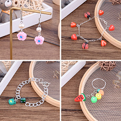 Подвески из полимерной глины ручной работы CLAY-KS0001-01